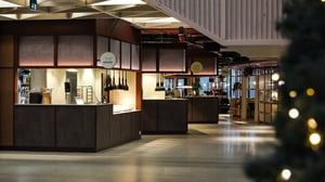 Utvalg av ulike matkonsept i spiseområdet.